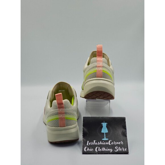 VEJA Women's Natural Babe Jaune Fluo Condor 2 Alveomesh Running Shoes Sz 9 2518 - Picture 6 of 16